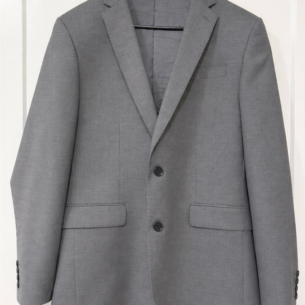 J. Ferrar Gray suit Slim Fit Suit Jacket 42R Men’s Blazer Business Formal